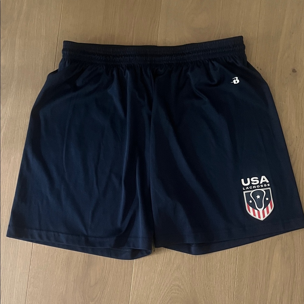 USA Lacrosse Women's Athletic Shorts - Navy